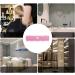 kivrimlarv Extension Holder | Hair Extension Holder Stand for Wall - Lightweight Wig Holder Hair Rack for Styling Coloring Blow Tape Weft Clip in Halo Extensions Pink - Buy Online on GoSupps.com