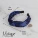 Motique Accessories Satin Twist Turban Headband for Women - Navy - Buy Online on GoSupps.com