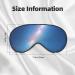 Soft Milky Printed Eye Mask - Adjustable Breathable Light Blocking Double-Sided Eye Masks for Sleep | International Shipping Available - Buy Online on GoSupps.com