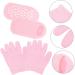 COOLHIYA 1 Set Moisturizing Gloves & Socks spa Gloves Men Essential Oils Hand lotions Men Lotion Hydrating Lotion Mittens for Men Pink Lotion Socks Polyester and Gel Dry Hands Man - Buy Online on GoSupps.com