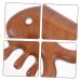 BCOATH Fish-Shaped Massage Comb - Wide Tooth Wooden Scalp Massager for Women | Portable Hair Pick for Relaxation and Relief - Buy Online on GoSupps.com
