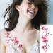 Large Temporary Flower Tattoos for Women - Lily, Peach, Plum, Peony Designs | 6 Sheets - Buy Online on GoSupps.com