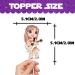 18pcs Glitter Cartoon Girls Dessert Cupcake Topper Cheer to Worldwide Popular Female Singer Concert Theme Decor Pick for Fan Men Women Happy Birthday Music Party Decorations Supplies - Buy Online on GoSupps.com