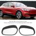 Mustang Mach E 2021-2023 Return Rain & Eyebrow Frame - Durable Scratch-Resistant Door Wing Mirror Cover in Shiny Black - Buy Online on GoSupps.com
