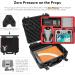 SYMIK A310-MM3DL Dual Layer Waterproof Hard Carrying Case for DJI Mini 3 Pro Drone - Fits DJI RC/N1 Remote, Tablet Holder, Landing Pad - Rugged Professional Case - Buy Online on GoSupps.com