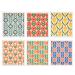 Set of 6 Kitchen Nordic Retro Flower Swedish Dishcloths Cleaning Cloths Strong Absorbent Quick Drying Dish Towels Reusable Cloths for Counter Wipes Art Deco (Retro Flower)