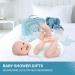 Baby Box Shop New Born Baby Boy Gift Set - 7 Essentials for Baby Boys | Newborn Keepsake Hamper | Baby Shower Gifts in Blue - Buy Online on GoSupps.com