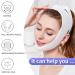 V Line Lifting Mask Face Slimming Strap | Jawline Shaper & Double Chin Reducer | White Anti-Wrinkle Cheek Lift Belt - Buy Online on GoSupps.com