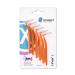 Miradent I-Prox L Interentalbrush 0.8 mm orange conical 6 st |Easy thorough cleaning of interdental spaces |in pocket format |With hygienic protective cap |Ideal for on the go