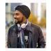 Satin Lined Halo Turban Set for Men - X-Large Black & Dark Heather Grey - Buy Online on GoSupps.com
