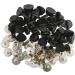 Tie Tacks Blank Pins - 50 Pairs with PVC Rubber Pin Backs for Badge Insignia DIY Crafts - Buy Online on GoSupps.com