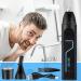 Nose Hair Trimmer for Men Eyebrow and Facial Hair Removal Machine Powerful hair clipper with motor detail Waterproof electric hair clipper interchangeable head trimmer for eyebrows - Buy Online on GoSupps.com