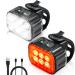 Magicycle Bike Lights for Night Riding Rechargeable, Super Bright Bicycle Headlight and Taillight Set Accessories Led Mountain Bike Lights Flashlight Front and Back Headlight-taillight Combination