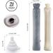 Long Heat Bottle with 2 Soft Covers - 2L High Capacity for Shoulder Neck & Belly Relief | 73x13cm - Buy Online on GoSupps.com