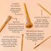 Barry M Essential Nail Art Tools 4 pc set includes 3 different brushes and Dotting Tool Bamboo wood/Rose Gold - Buy Online on GoSupps.com