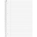 Premium A4 Fountain Notepad - 80 Sheets Lined 90g/m 4-Fold Punched Metallic Cover - Ideal for College Students | International Shipping Available - Buy Online on GoSupps.com