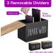 Mistod Tampon Holder - Stylish Bathroom Organizer for Pads & Tampons | Wood Storage Box with Tablet Lid - Black | Perfect Feminine Product for Shark Week & Bathroom Accessories - Buy Online on GoSupps.com