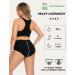 Leovqn Lace Trim Period Pants for Women | Heavy Flow Menstrual Underwear | Leakproof Postpartum Briefs | M Size | Black - Buy Online on GoSupps.com