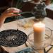 Wooden Divination Pendulum Board Dowsing Divination Wooden Pendulum Board Dowsing with Crystal Dowsing Witchcraft Wiccan Altar Supplies Kit Wooden Carven Board for Divination Decoration 9.8in Black - Buy Online on GoSupps.com