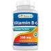 Best Naturals Vitamin b6 200mg for Adults, 120 Tablets 120 Count (Pack of 1)