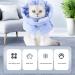 Adjustable Soft Polyester Elizabethan Cat Collar for Pets - S/M (M) - Buy Online on GoSupps.com
