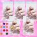 lomdung 12 Pcs Nail Pigment Powder Chrome Nail Powder Mirror Powder for Nails Easy DIY at Home for Nail Art Manicure and Decoration MultiColor - Buy Online on GoSupps.com