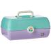 Caboodles On-The-Go Girl Sea foam Lid & Lavender Base Vintage Case, 1 Lb Sea Foam Lid and Lavender Base