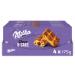 MILKA - Choco & Cake - Set of 4 Boxes of 5 Chocolate & Cake Bags - Soft Cakes Filled with Milk Chocolate Milka - Family Size Practical for Children's Snacks - Pack of 4 x 175g