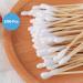 200x Double-Sided Cotton Buds - Eco-Friendly Bamboo Wooden Ear Swabs for Earwax Makeup and Craft Cleaning - Buy Online on GoSupps.com