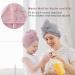 JEFFSUN Microfiber Hair Towel Wrap 2 Pack - Super Absorbent Hair Turban for Women & Girls - Quick Dry for Curly, Long, Thick, Frizzy Hair - Grey & Stripes - Buy Online on GoSupps.com