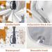 Beard Bib Apron for Men - Non-Stick Waterproof Hair Catcher Cape | Perfect for Shaving & Trimming | Ideal for Grooming & Cat Painting - Buy Online on GoSupps.com