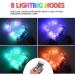 Adjustable Remote LED Hoop Light for Basketball Rim - 16 Color Waterproof Super Bright Lights, Ideal for Kids Night Play and Training - Buy Online on GoSupps.com