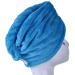 YYXR Microfiber Hair Towel Wrap - Quick Drying & Super Absorbent (Blue) - Buy Online on GoSupps.com
