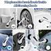 Electric Spin Scrubber 2024 Upgraded Electric Scrubbing Brush with Long Handle & 8 Replaceable Brush Heads Power Display 2 Gears Adjustment Spin Scrubber Cordless for Tile Beige - Buy Online on GoSupps.com