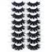 Grbd 8 pairs thick fake eyelash package lady artificial fluffy eyelash extension pack 25mm for women girls women eyes make-up