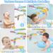 Bath Toy Set with Duck Slide Track Game for Kids - 37Pcs Water Toys for Bath Time - Educational DIY Shower Toys for Boys and Girls - Buy Online on GoSupps.com