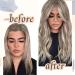 RUNATURE Blonde Highlight Grey Tape in Hair Extensions 22 Inch - 50g, 1-Tape #19AP60 - Buy Online on GoSupps.com