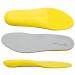 Arch Support Insoles for Men 7-11 Banked Leather - Memory Foam Shock Absorbing Shoe Inserts - Orthotic for Plantar Fasciitis Flat feet