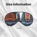 New York City Print Unisex Eye Mask - Soft Comfortable & Light-Blocking - Perfect for Sleep - Buy Online on GoSupps.com