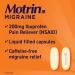 Motrin IB Migraine Liquid Gel Caps 20 Ct Ibuprofen 200mg for Migraine Relief - Buy Online on GoSupps.com
