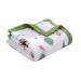 amo nenes Baby Swaddle Blanket Muslin Cloth Large 110 x 150 cm Soft Breathable Muslin Blanket 100% Bamboo Cotton Swaddle Wrap for Boys and Girls Newborns Double Layer Animals Double Layer Animals