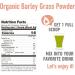 Organic Barley Grass Powder 1 LB - Green Superfood for Smoothie Shakes and Salads | 16 OZ Pure Raw Non-GMO Vegan Organic - Buy Online on GoSupps.com