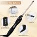 Professional Curling Iron with Variable Temperature Control - 3/8 Inch Gold Wand for Effortless Short & Long Hair Styling | International Shipping Available - Buy Online on GoSupps.com