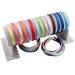 Duufin 30-Piece Satin Craft Headbands for Girls and Women - 30 Colors Multicolored - DIY 1.5cm Plain Headband Set - Buy Online on GoSupps.com