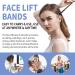 Facelift Bands with Clips - Reusable Hairpin Facial Lifting Straps - Adjustable Elastic Bands for Instant Eye Wrinkle Removal (5pcs) - Black - Buy Online on GoSupps.com