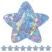 Healvian 50Pcs Star Shaped Self Adhesive Bandages Glitter Bandages Small One Time Patches Fun Star Shaped Bandages Adhesive Breathable Emergency Bandages for Children Couples Protection Care