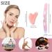 2 in 1 Double Chin Set & V Line Mask - Gua Sha Facial Tool & Sculpting Sleep Mask for Women - Pink - Buy Online on GoSupps.com