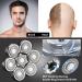 7D Electric Razor Head Replacement Blades | Universal Rotary Razor Blades for Bald Men | Fast Double Ring Hair Cutter | Compatible with 5 6 & 7 Series - Buy Online on GoSupps.com