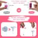 AYIYUN 70 Slot Diamond Painting Storage Container - DIY Art Craft Organizer Box (Cerise) - Buy Online on GoSupps.com