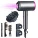 Buy Flintronic 2000W Professional Hair Dryer - Quick Drying Hot/Cold 3 Nozzles & Diffuser Ideal for Salon & Home Use in Gray - Buy Online on GoSupps.com